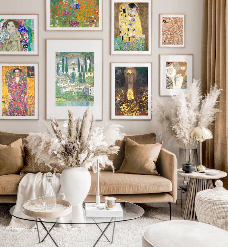 Set of 100 Gustav Klimt Printable Art