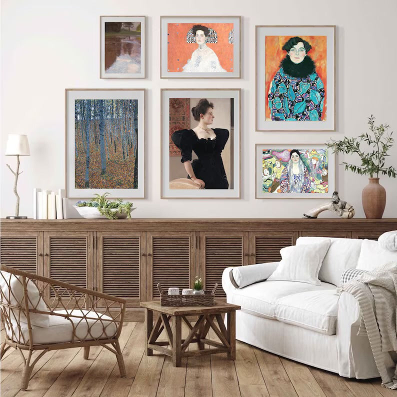Set of 100 Gustav Klimt Printable Art