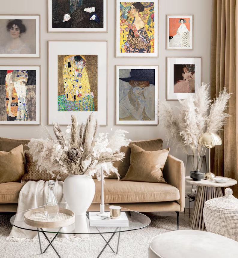 Set of 100 Gustav Klimt Printable Art