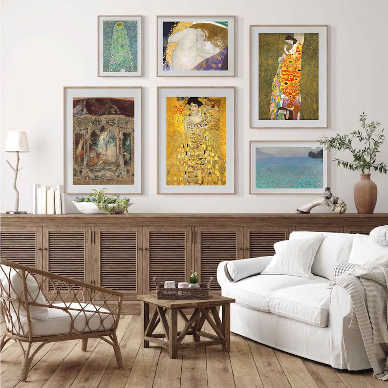 Set of 100 Gustav Klimt Printable Art