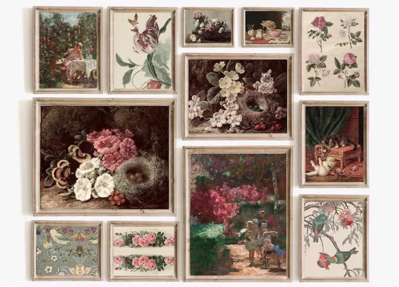 Set of 2000 Vintage Wall Art Prints