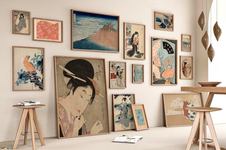 250 Japanese Wall Art Prints for Home and Office Decor