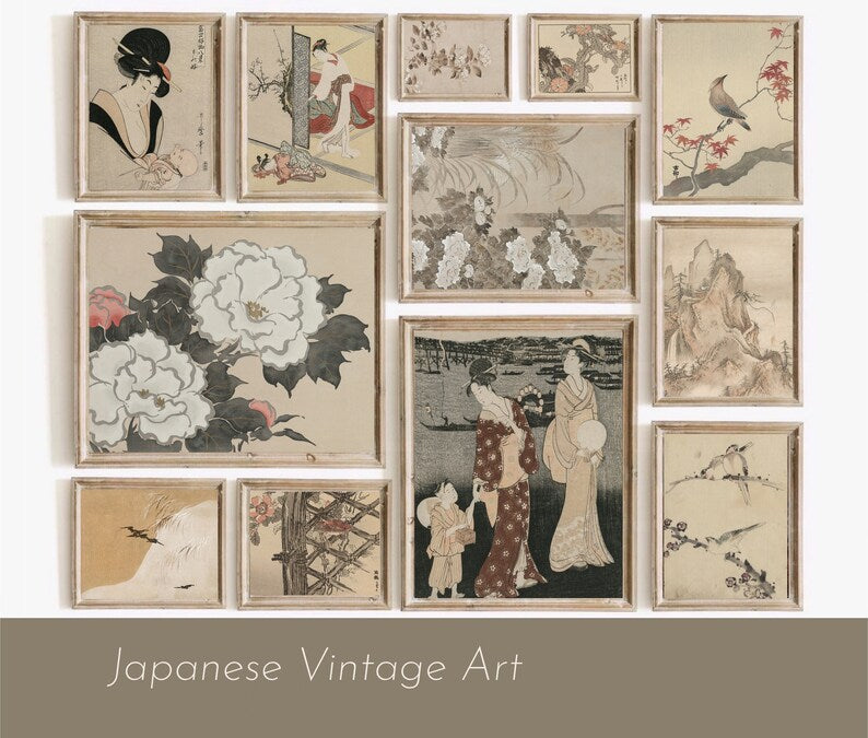 250 Japanese Wall Art Prints for Home and Office Decor