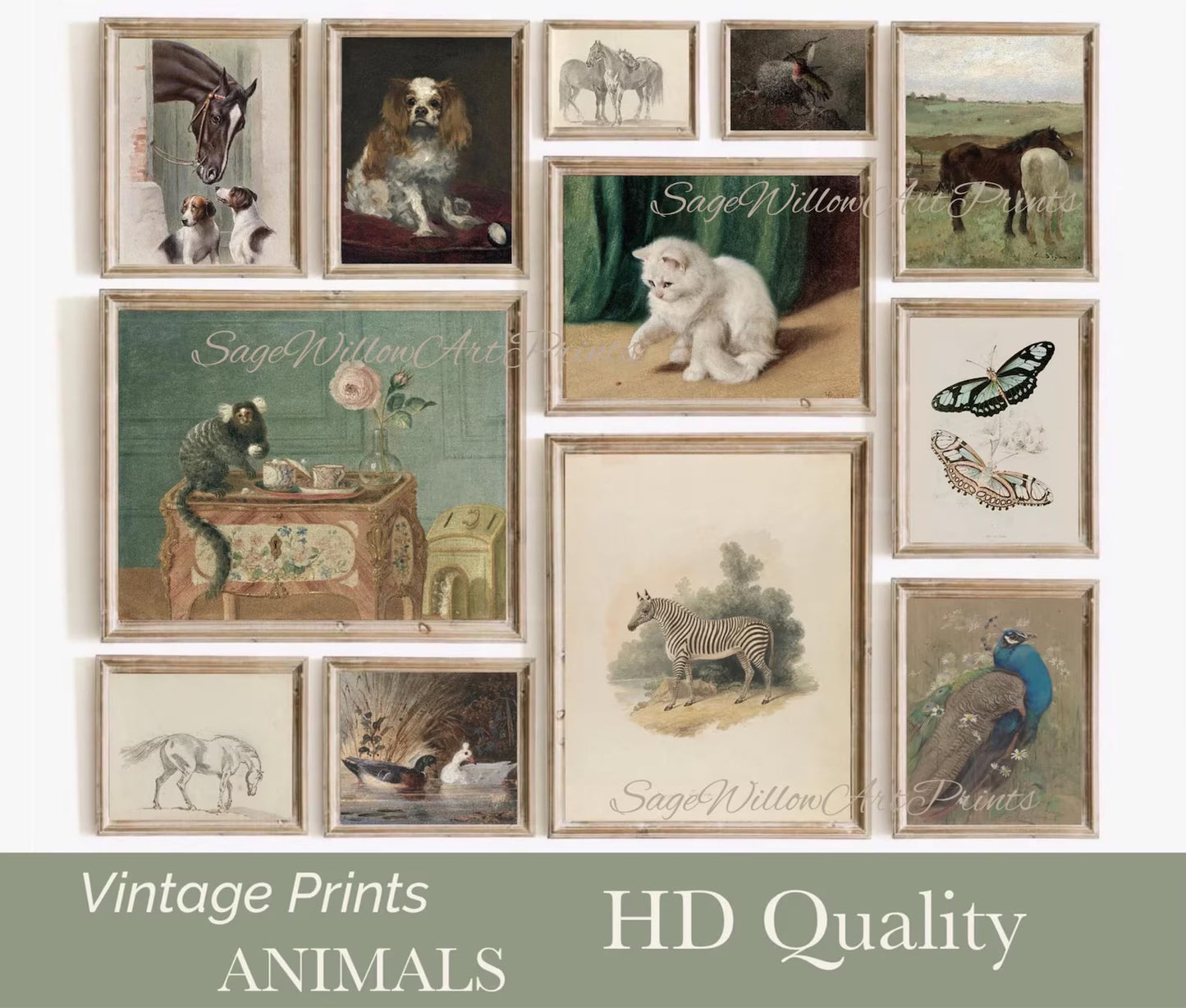 Animal Lovers Gift Set of 450 Downloadable Art