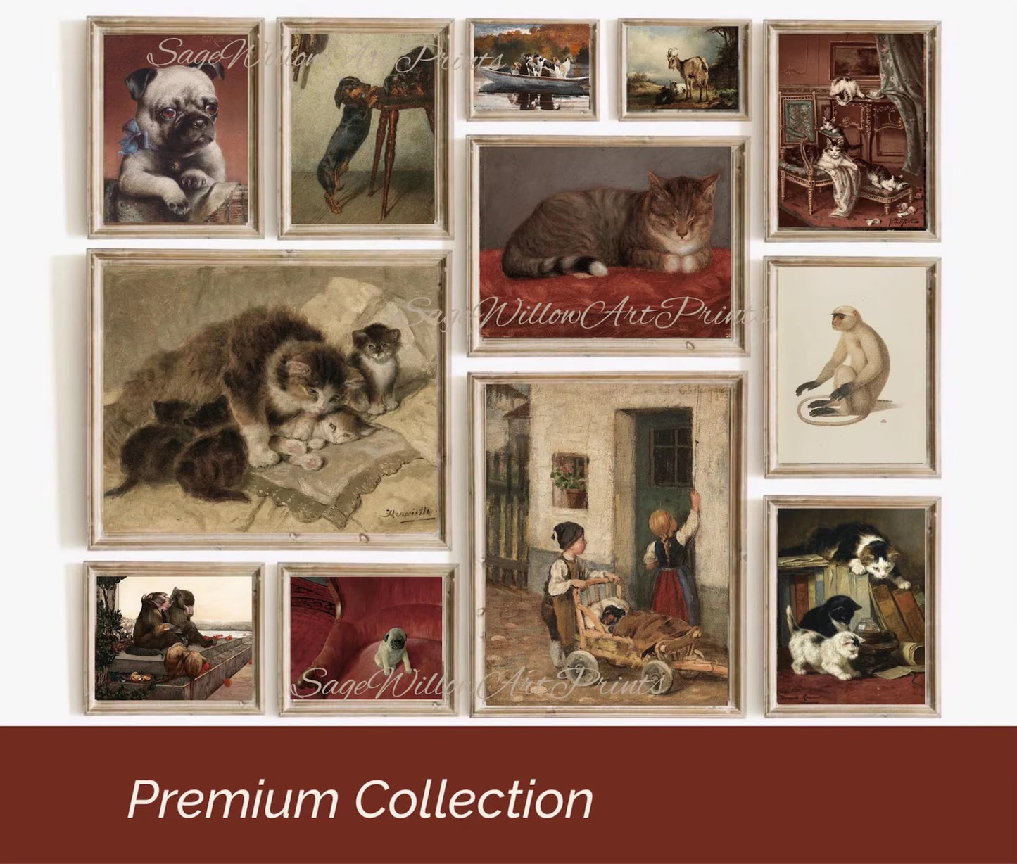 Animal Lovers Gift Set of 450 Downloadable Art