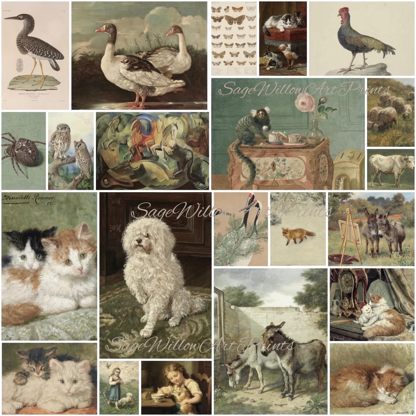 Animal Lovers Gift Set of 450 Downloadable Art