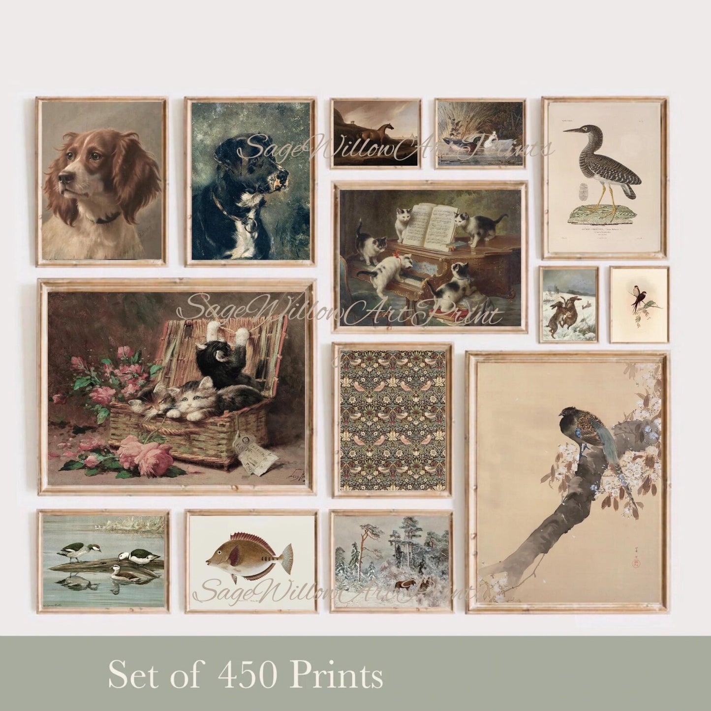 Animal Lovers Gift Set of 450 Downloadable Art