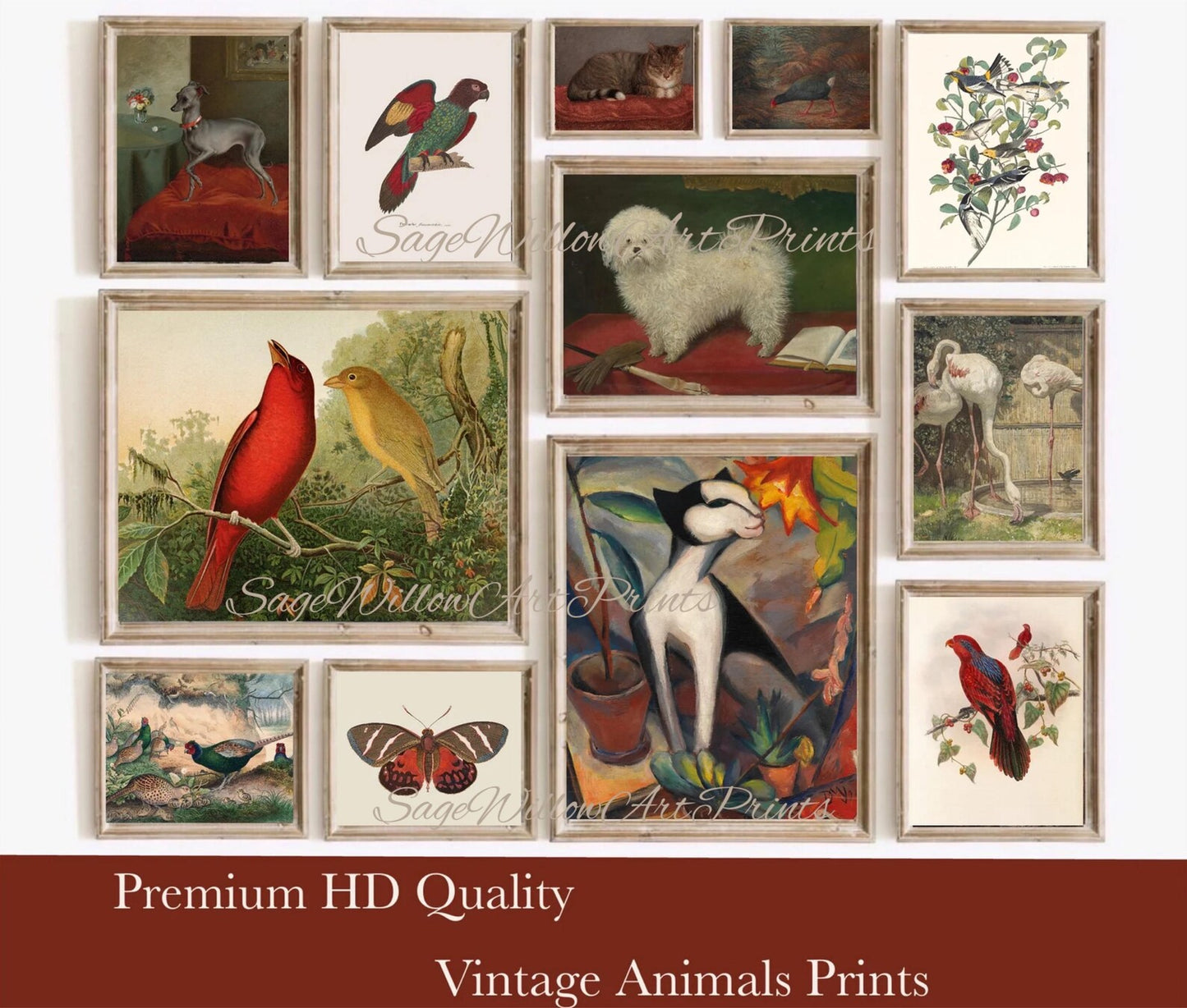 Animal Lovers Gift Set of 450 Downloadable Art