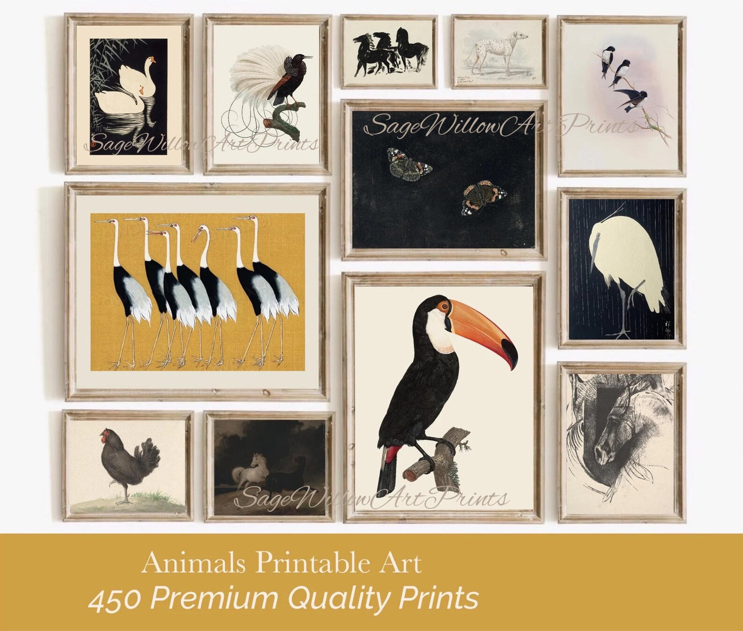 Animal Lovers Gift Set of 450 Downloadable Art